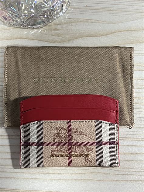 cardholder burberry|authentic Burberry card holder wallet.